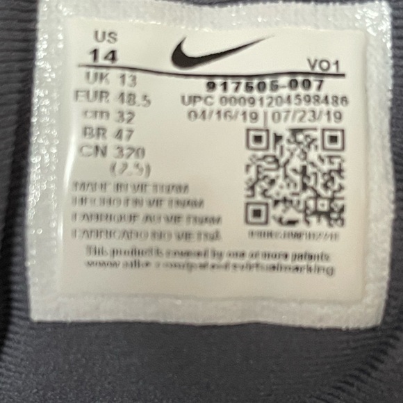 Nike zoom assertion size 14 - Picture 7 of 7